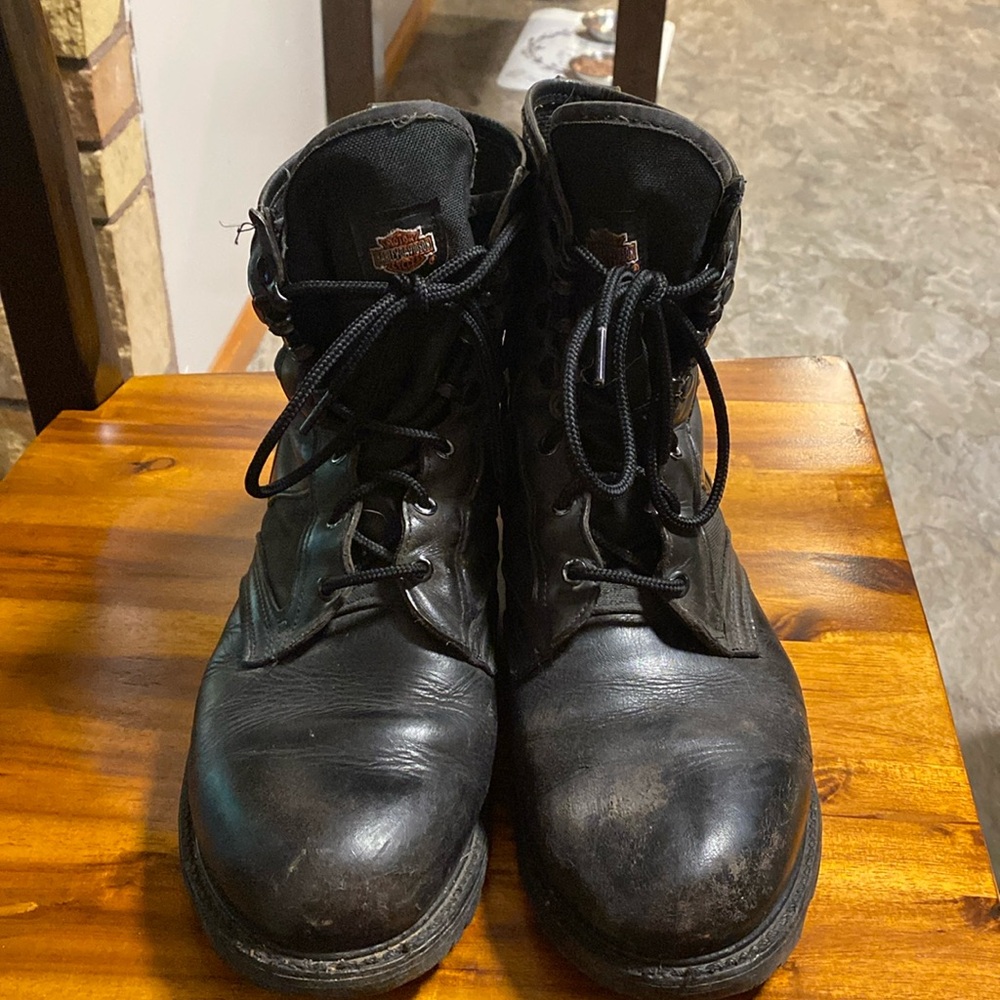 Harley Davidson Black Boots